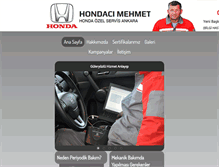 Tablet Screenshot of hondacimehmet.com